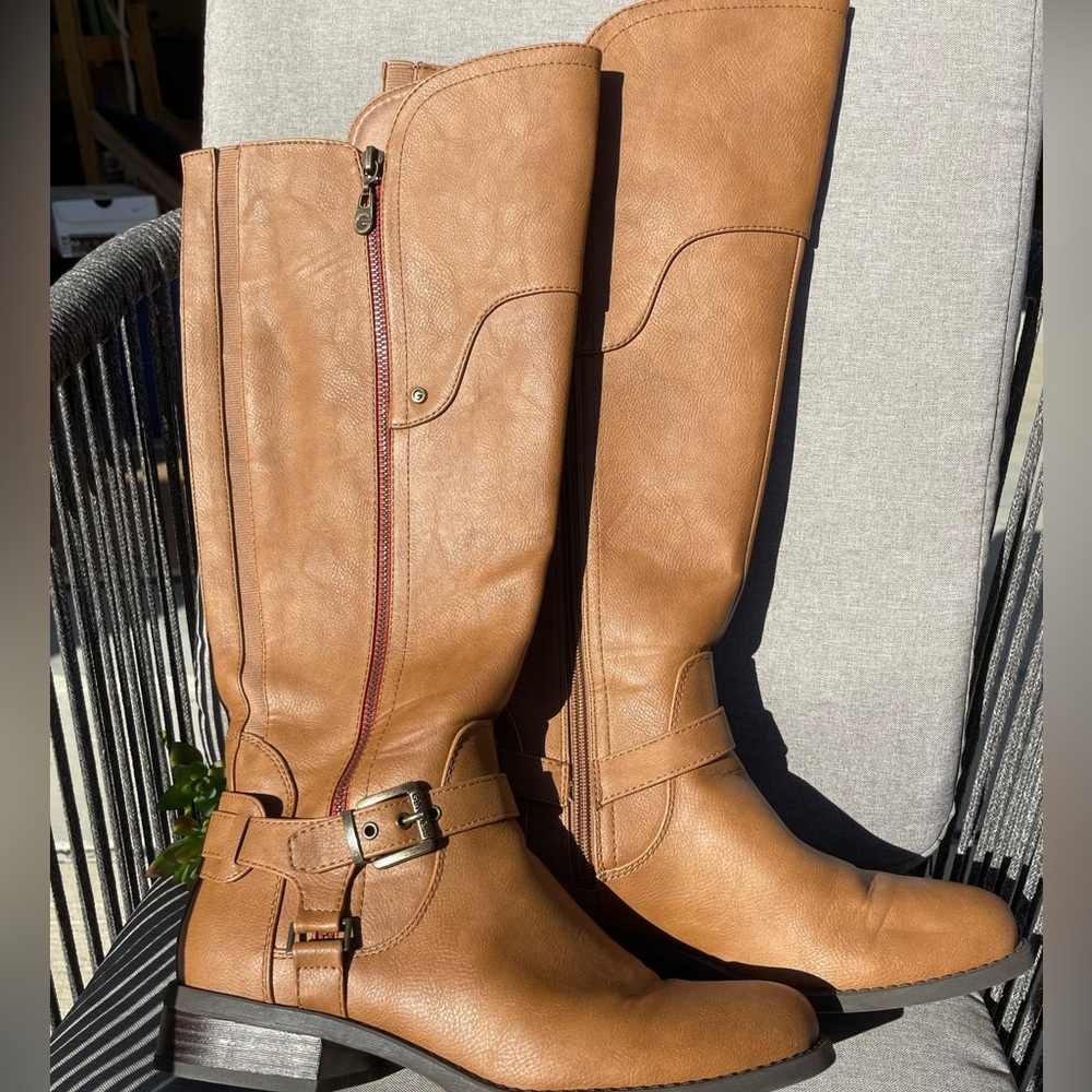G by Guess Harson tall riding boots size 8.5 wide calf